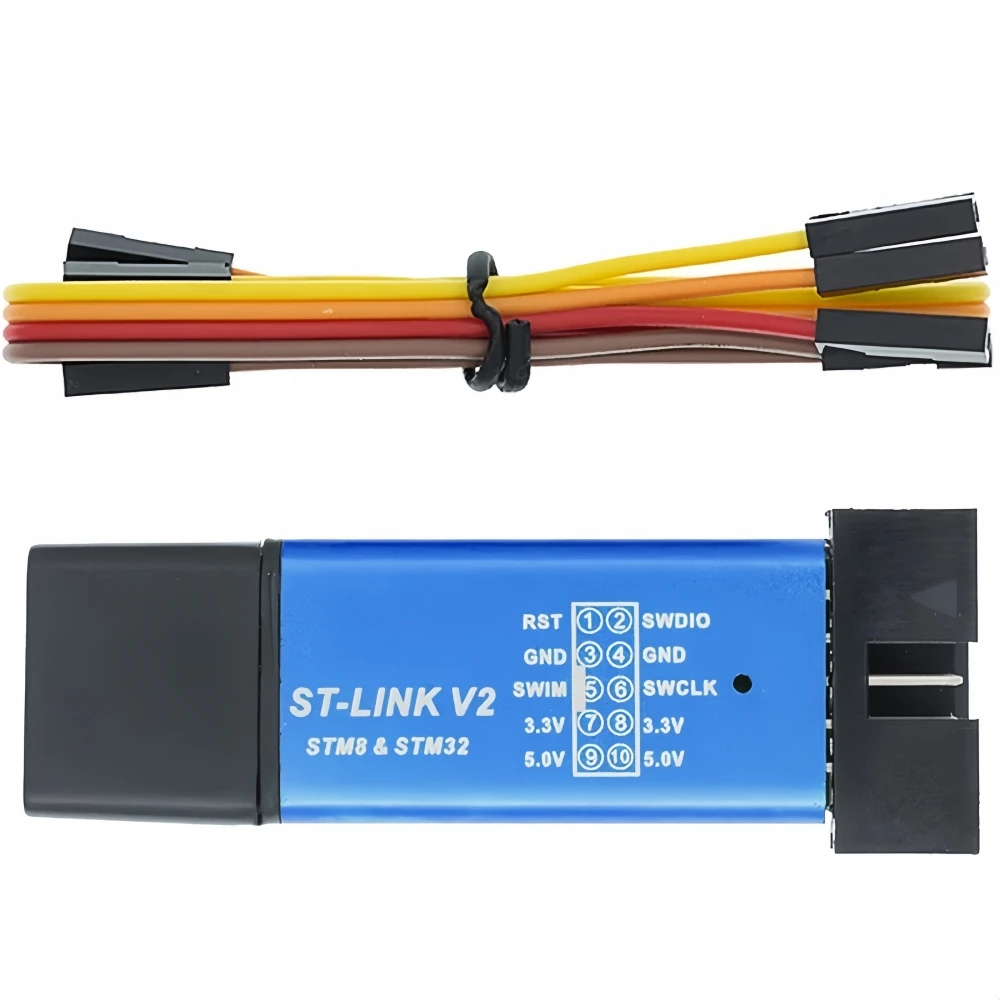 ST-LINK จำลอง V2ดาวน์โหลดโปรแกรมเมอร์ STM32แขน STM32F103C8T6บอร์ดพัฒนาระบบขั้นต่ำ STM32F411 STM32F401