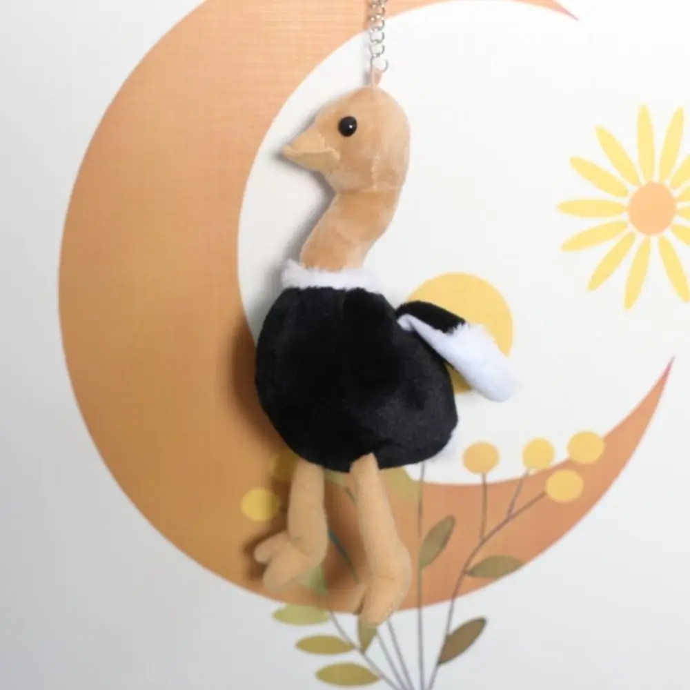 Rabbit Soft Ostrich Cute Design Sweet Style Keychain Kawaii Style Keyring Key Ring Decor