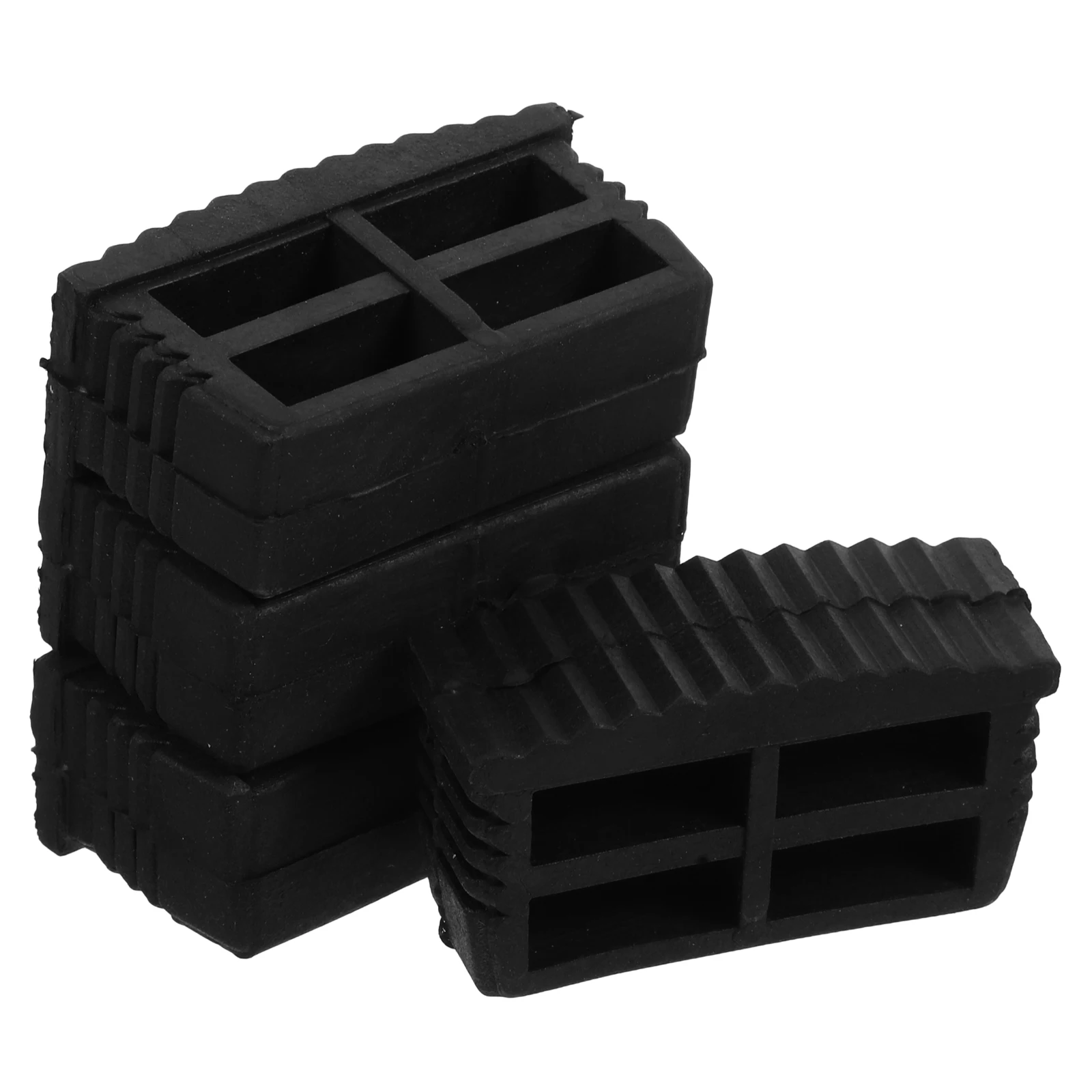 

4 Pcs Ladder Foot Cover Rubber End Caps Safety Cushions Stabilizer Feet Antislip Durable Construction Accessories Building Tools