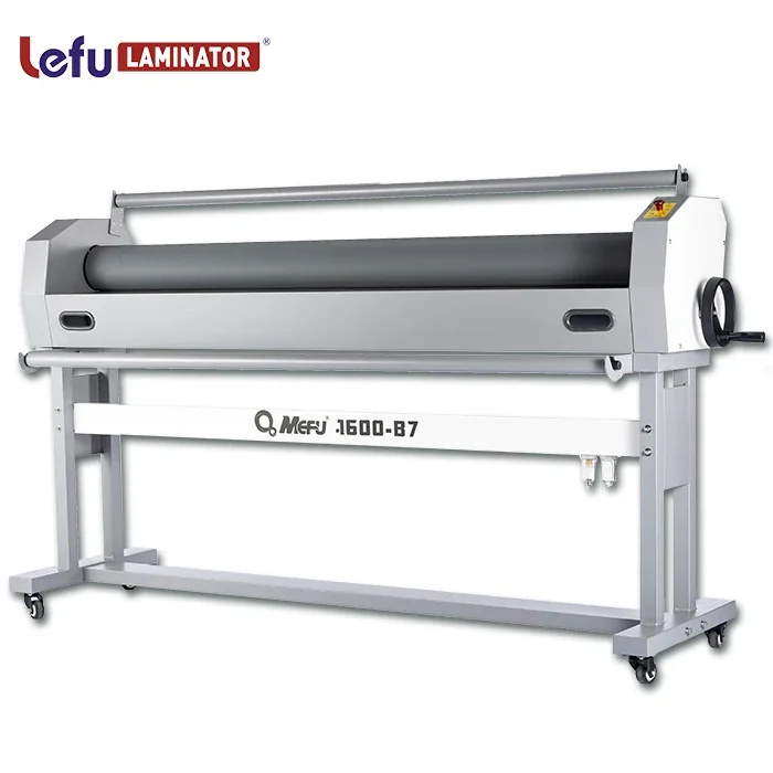 LF1700-B7 Manual Large Format 1600MM Laminator for PVC film board Cold laminating