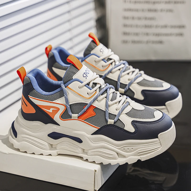 

Men's Shoes 2025 New Autumn Trendy Brand Torre Men's Thick Sole Increased Casual Flow Reflective Sports Running Trendy Shoes