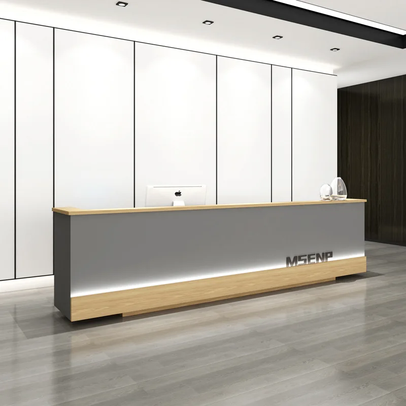 Simple Modern Clothing Store Counter Hotel Beauty Salon Reception Desk Cashier