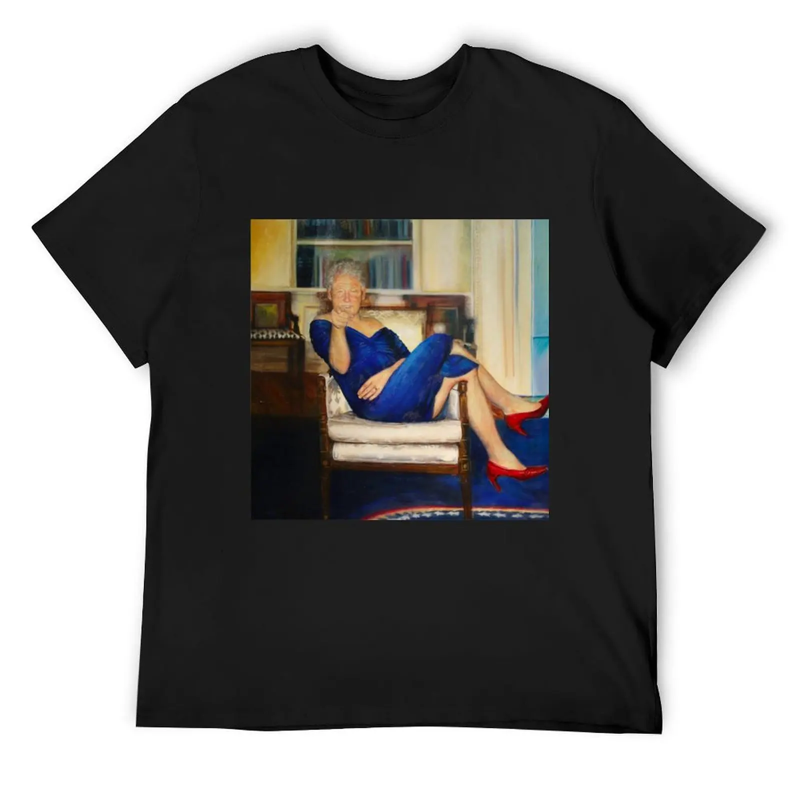 

Bill Clinton Blue Dress T-Shirt Aesthetic clothing blue lock oversized graphic tee custom t shirt plain t shirts men
