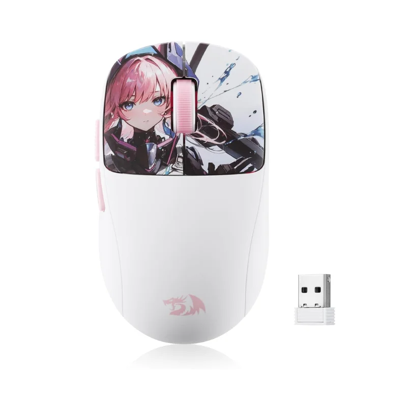 

Беспроводная игровая мышь Redragon M817 PRO, оптическая мини-мышь емкостью 24000 точек на дюйм, 50 ГБ, 6 программируемыми кнопками и эргономичной конструкцией