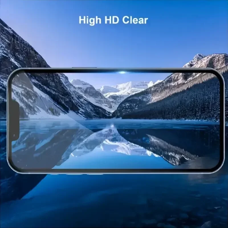 2 قطعة غطاء كامل المضادة للخدش الزجاج المقسى حامي الشاشة آيفون 11 12 13 14 15 16 17 برو ماكس X XR XS ماكس الزجاج