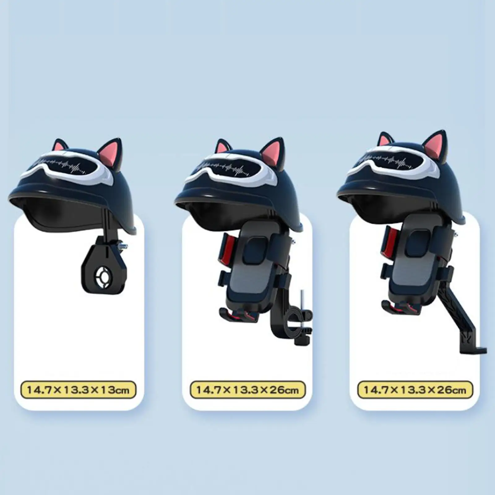 

Motorcycle Phone Mount Phone Holder Creative Quick Release Smartphone Holder