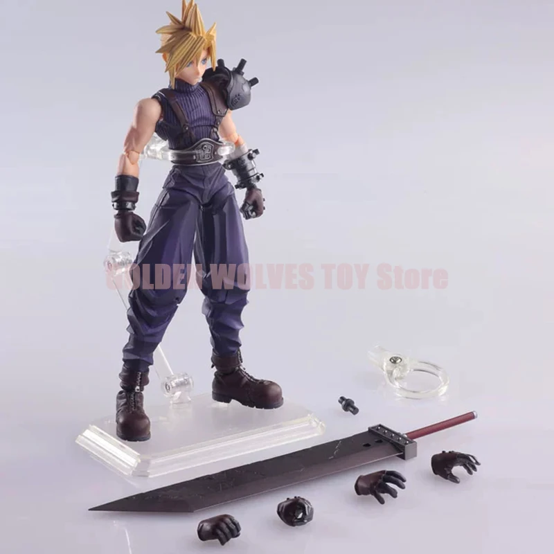 

In Stock Game Toys Final Fantasy Vii Anime Figures Cloud Strife Boys Action Figure Handsome Model Collection Game Toys Gifts