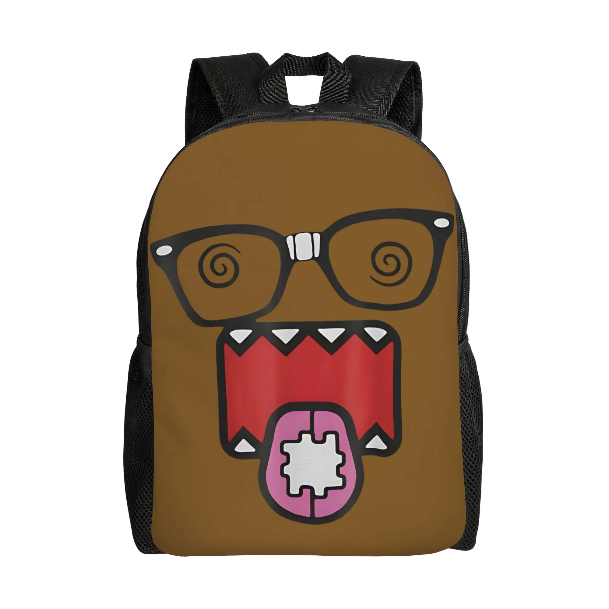 

Рюкзак Meme Domo Kun для мужчин и женщин, модный студенческий деловой рюкзак, холщовые сумки для ноутбуков с изображением аниме-кукол, легкие