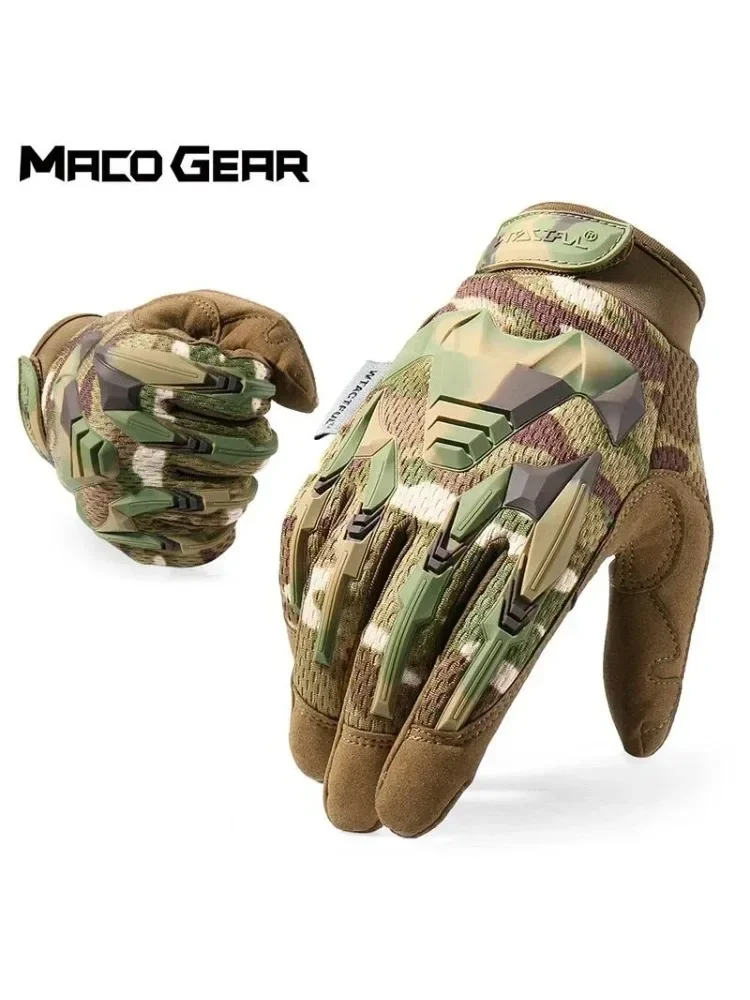 AliExpress macogear Tactical Glove Camo Gloves Combat Airsoft Bicycle Outdoor Hiking Shooting Paintball Working Hunting