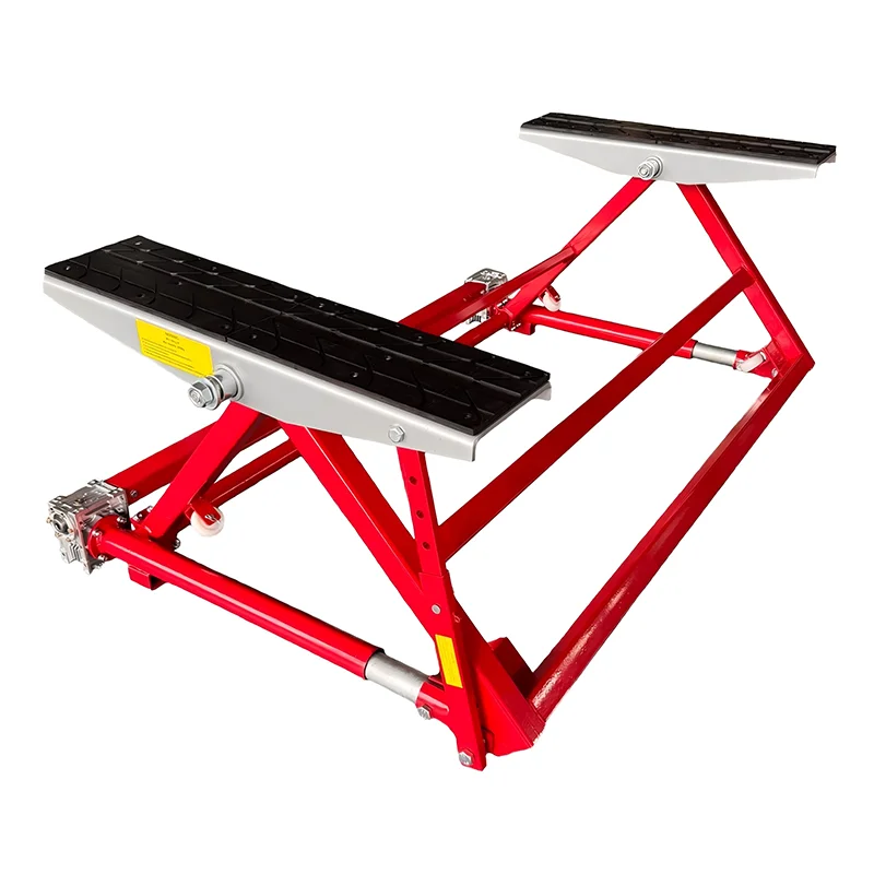 Portable Automatic Scissor Lift Mini Movable Steel Hydraulic Low Top Tilting Car Lift Household Garage Store Use