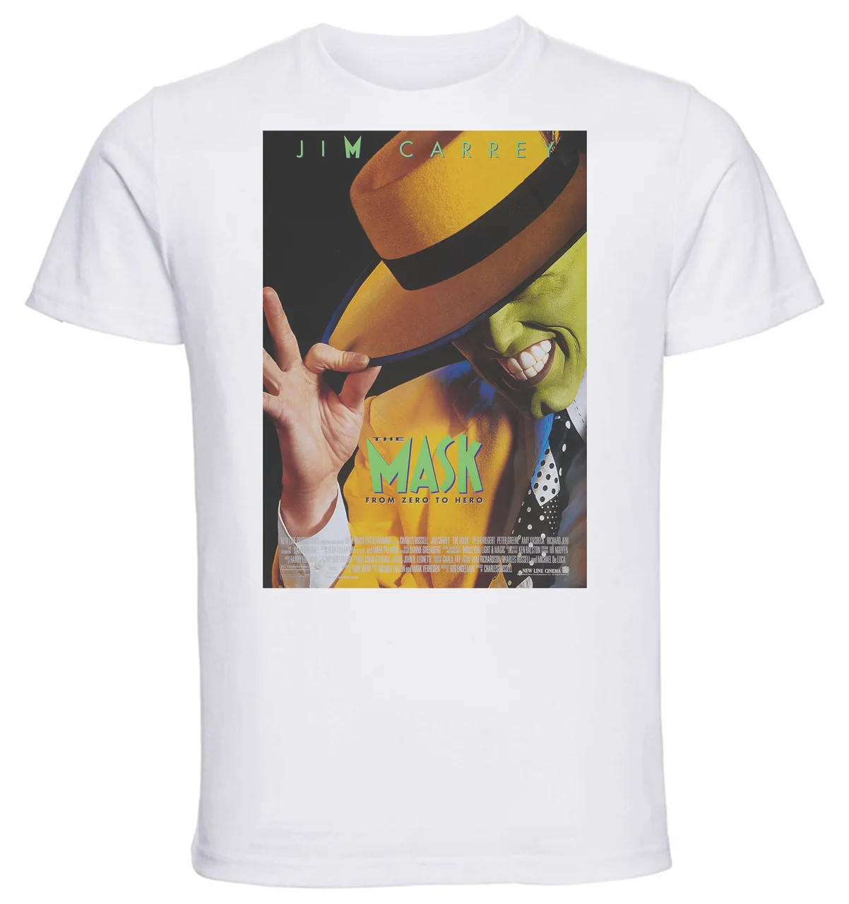 

T-shirt Unisex - White - Playbill Film - The Mask