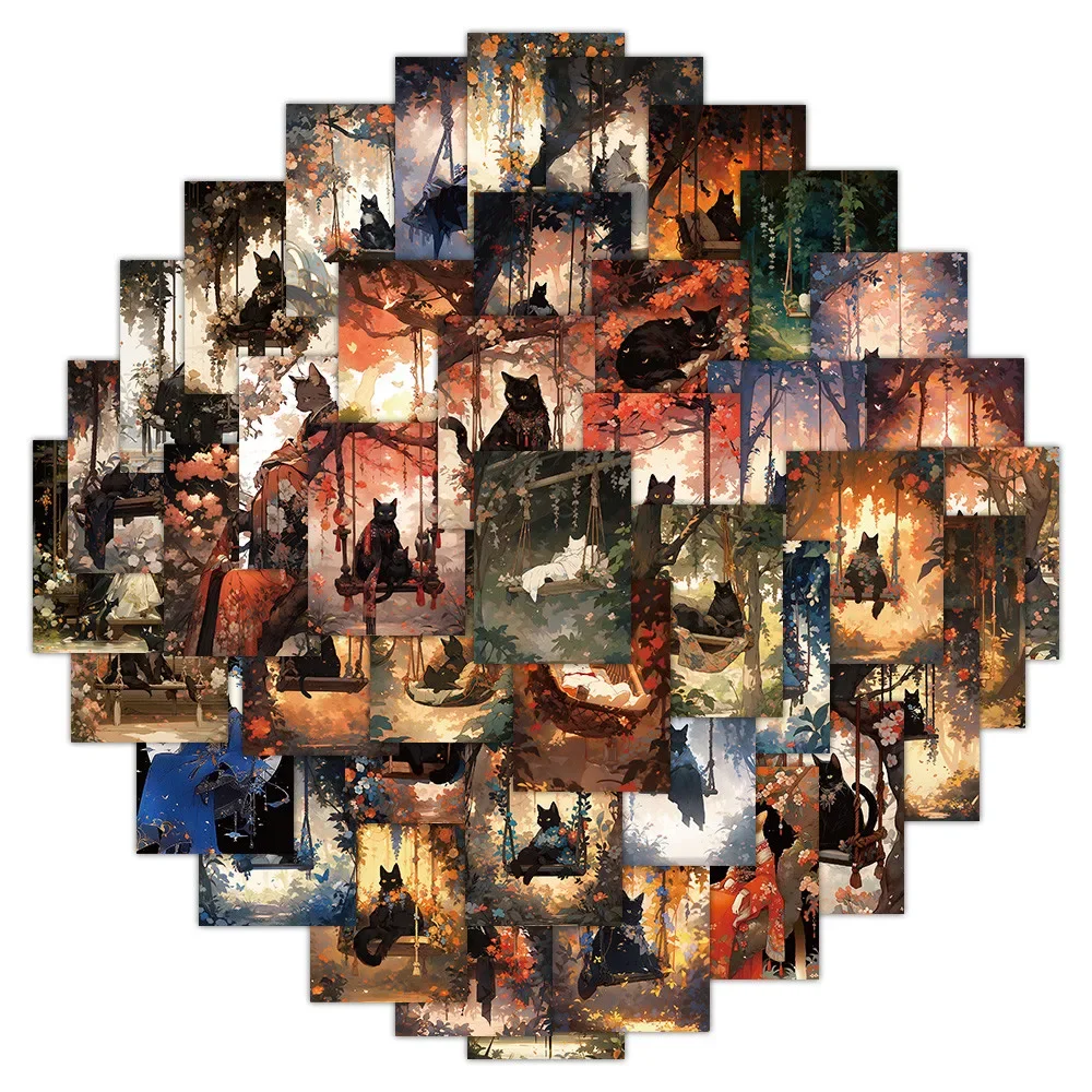 

60-Piece Cute Cat Kingdom Stickers - Decorative Decals for Notebooks, Phone Cases, Backpacks & Journals RecordingYourLife Store