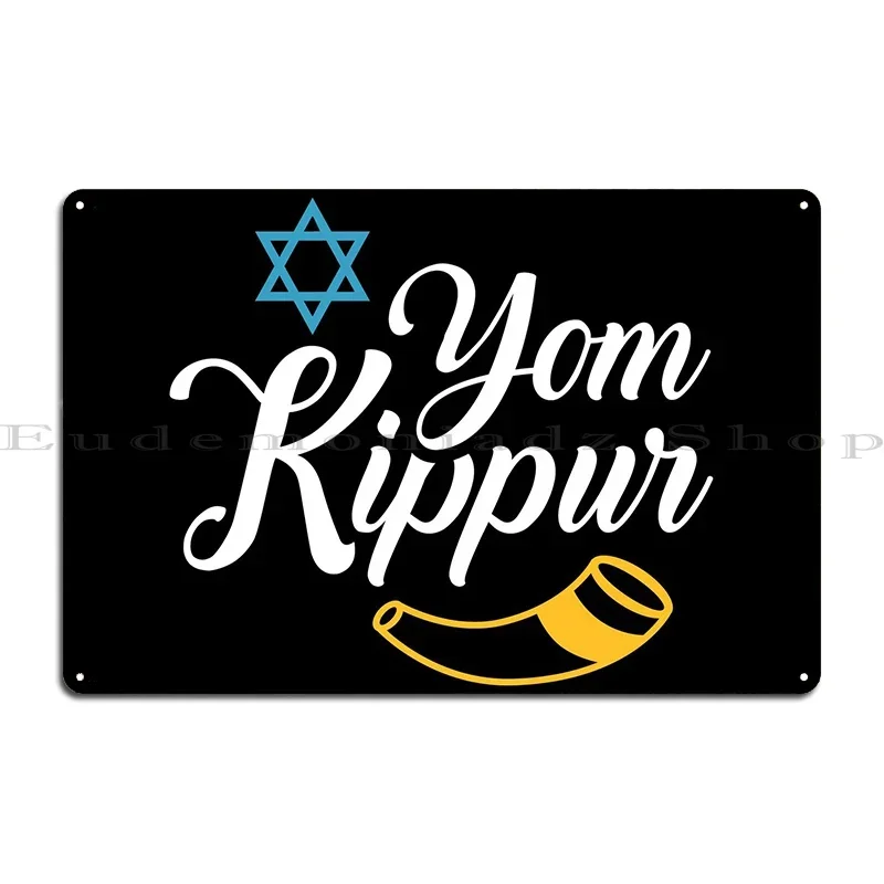 Yom Kippur Metal Sign Pub Cinema Garage Party Custom Tin Sign Poster