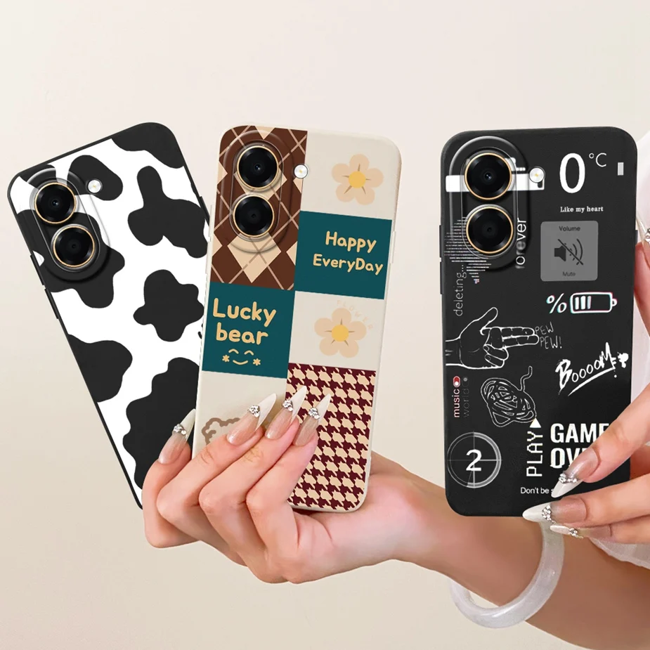 Für Honor 600 Smart Case HonorX7e Plus Stylische Kunstbemalte Hülle Weiche TPU-Handyhülle Für Honor X7e Plus Honor600 Smart 5G Fundas