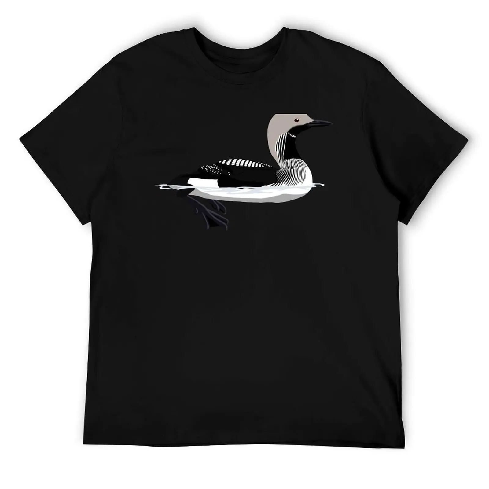 

Футболка Arctic Loon (черный дайвер), забавные футболки, хлопковые мужские футболки, футболка с рисунком
