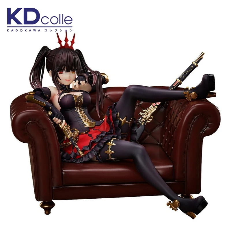 Genuine KADOKAWA Date A Live Tokisaki Kurumi Nightmare Empress Ver 17CM Original Anime Figure Collection Model Figure Toy Gifts