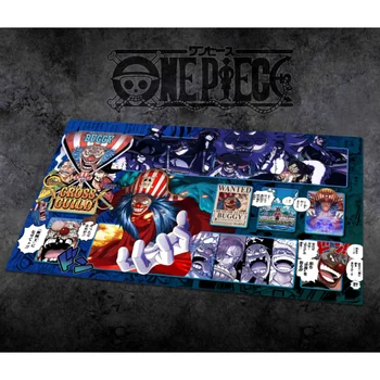60*35cm 動畫海盜王 OPCG 遊戲卡墊漫畫系列 新四皇 師父一體 香庫斯 巴基 路飛 喬巴 收藏玩具 12 最佳銷售 一件式摩托車 - №8