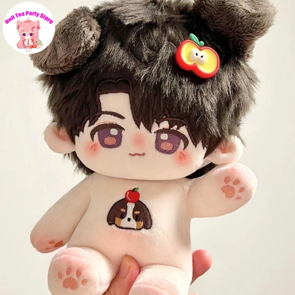 

20cm Love And Deepspace Caleb Plush Doll Stuffed Body Dress Up Clothes Cotton Plushies Anime Handsome Boy Figures Xmas Gift