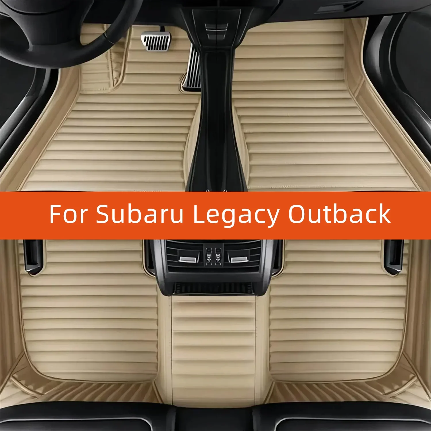 Custom Leather Car Floor Mat For Subaru Legacy Outback  2020 2021 2022 2023 2024 2025 2026 2027 2028 Car Mat Interior