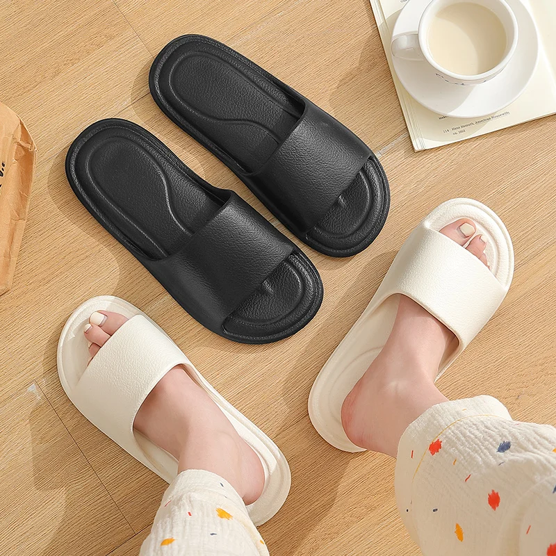 Summer Portable Travel Foldable Slippers Men Women Solid Color Flat Sole Home Slippers Man Coupple Bath Beach Slides Shoes