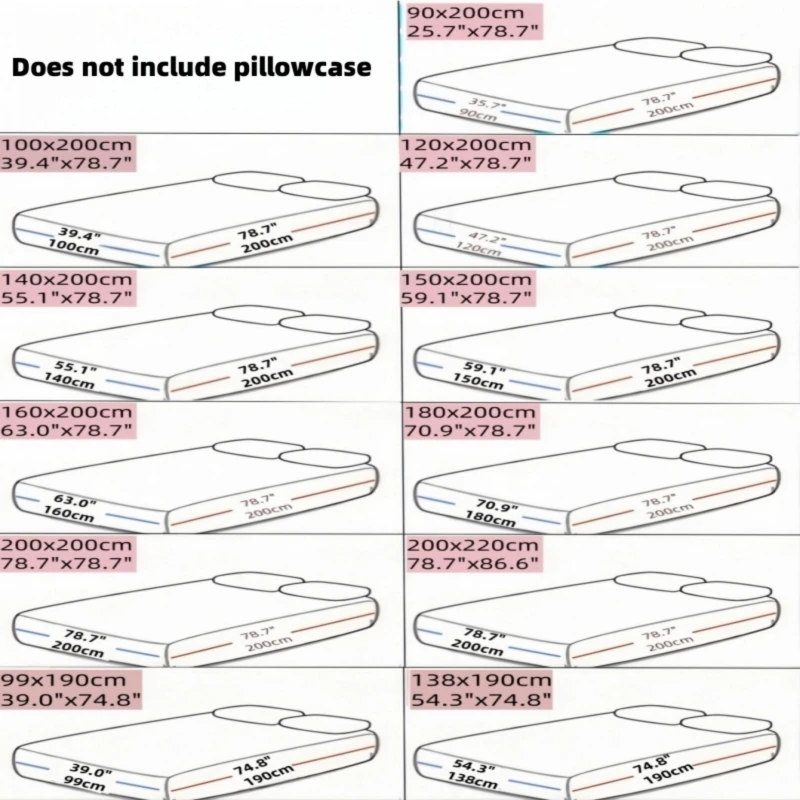 1 قطعة بلون الساتان منعش المجهزة غطاء سرير غطاء مرتبة الجلد ودية تنفس الراقية الحرير زلة التوأم حجم غطاء سرير #3