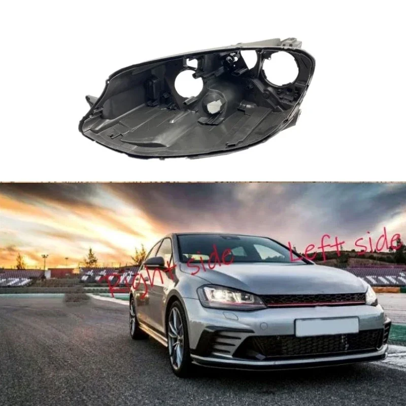 

Headlight Base For Volkswagen VW Golf 7 2014 2015 2016 2017 Headlamp House Car Rear Base Front Auto Headlight Back House