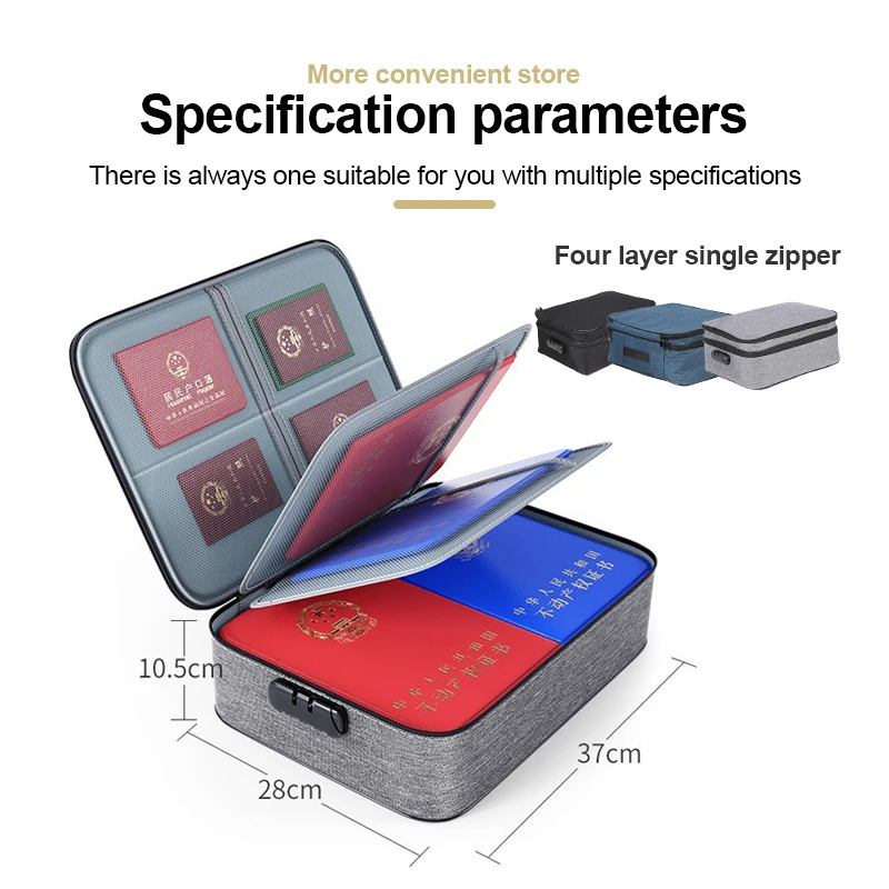 Locked File Storage Bag, MEN'S Locked Files, Tickets, File Manager, Passport, WOMEN'S Password Folder, Credit, Bags.