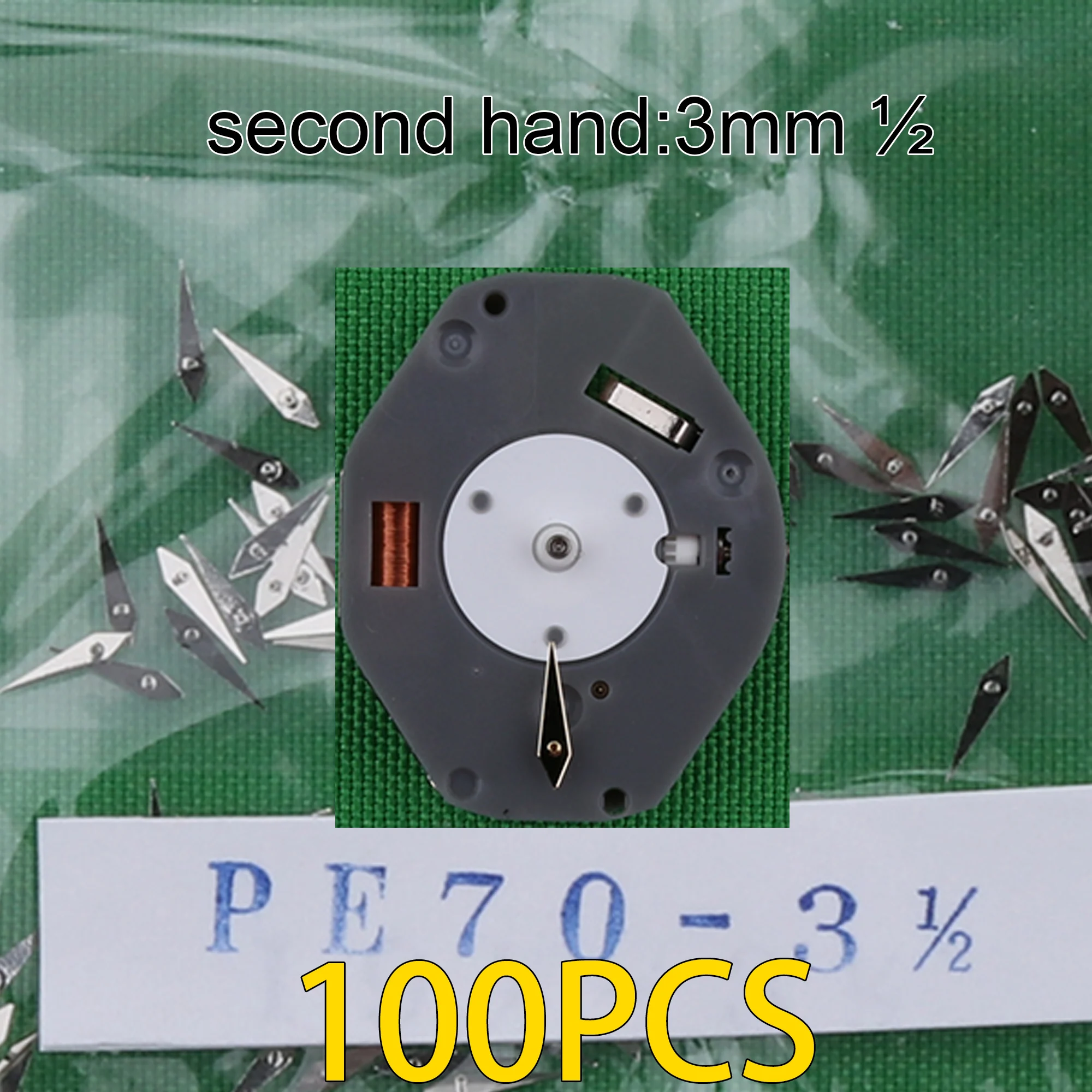 100CS Multifunctional watch hands 3mm ½hands Small  watch hands for PE50 PE90 PE60 PE70 PE80 PE902 PE903 PE904 PE602 PE603 PE932