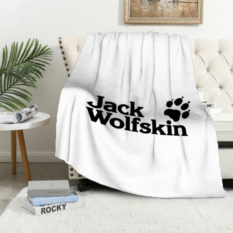 Jack-Wolfskins Fluffy Soft Blankets & Throws Sofa Blankets for Bed Child Blanket Summer Comforter Furry Throw Double Decorative