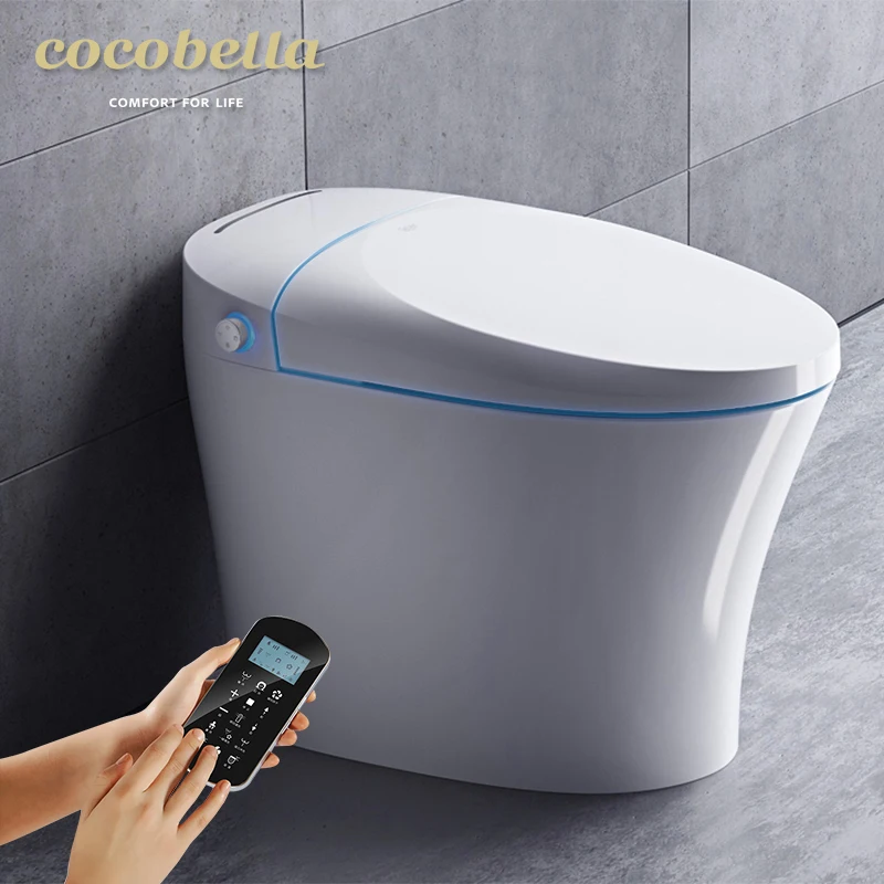 Bathroom auto wc automatic washing and drying sanitary flush sensor bidet toilet s-trap smart intelligent toilet bowl