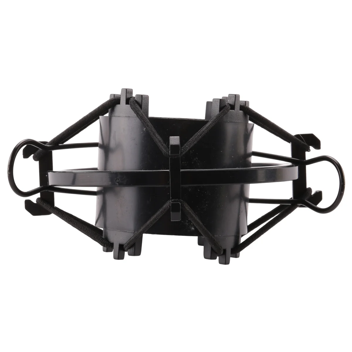 ABSQ-Universal 3KG Bearable Load Mic Microphone Shock Mount Clip Holder Stand Radio Studio Sound Recording Bracket Black