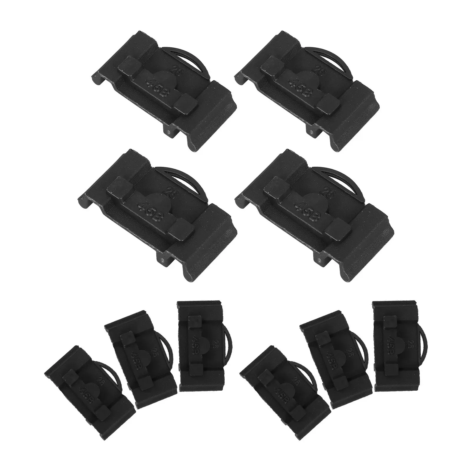 10Pcs Drawer Slide Buffer Protectors Heavy Duty Rubber End Stoppers Drawer Rail Stoppers Replacement Parts Furniture Cabinet