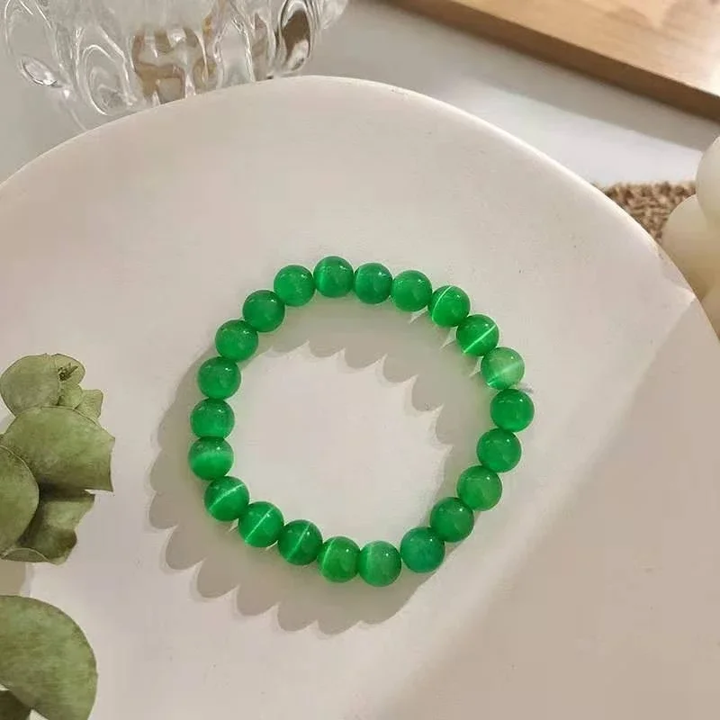New Popular Cat's Eye Stone Bracelet, Simple and Fashionable, Versatile Crystal Bracelet, Women's Bracelet