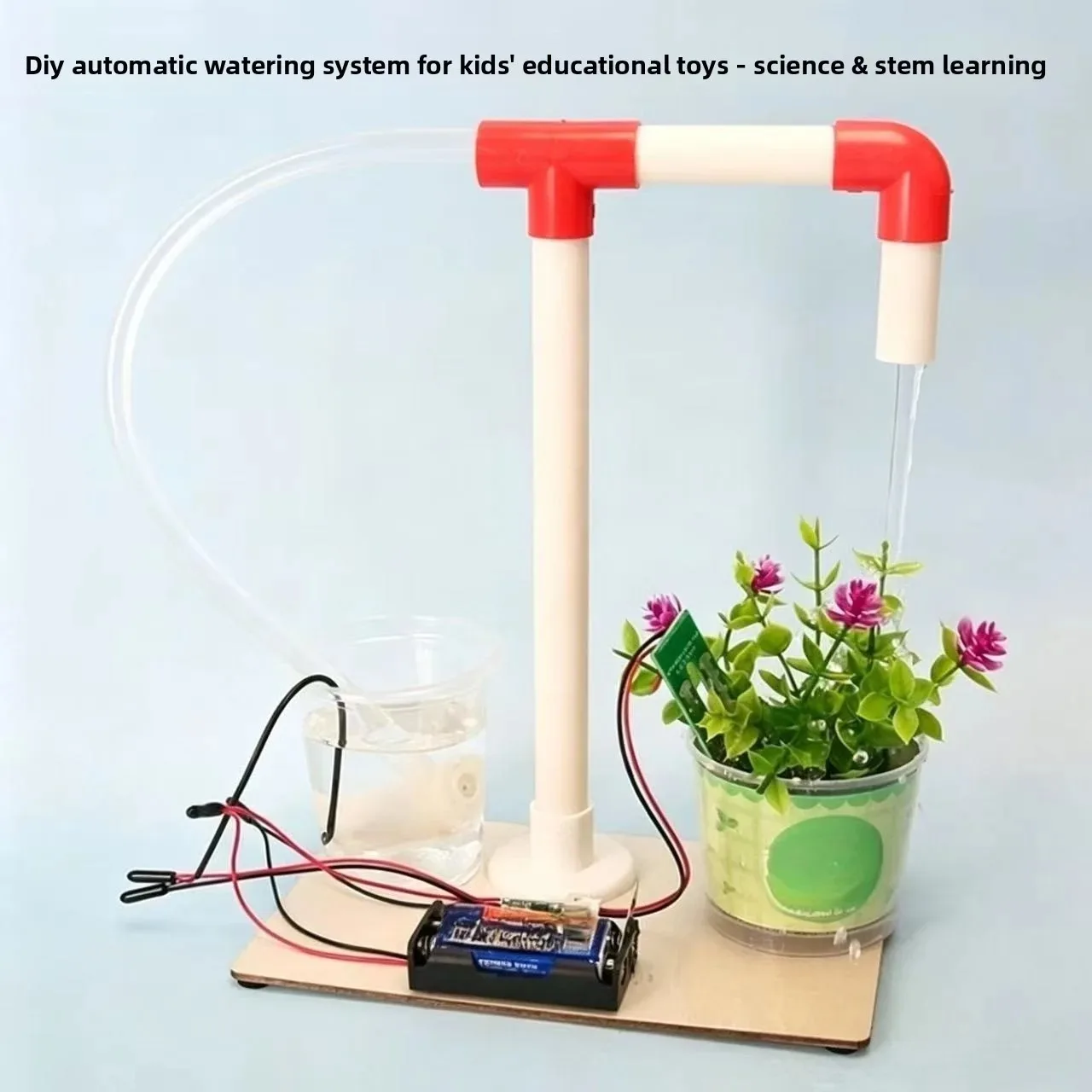 Science and Education Experiment Models, DIY Automatic Watering System Hand-assembled Toys, DIY Gifts