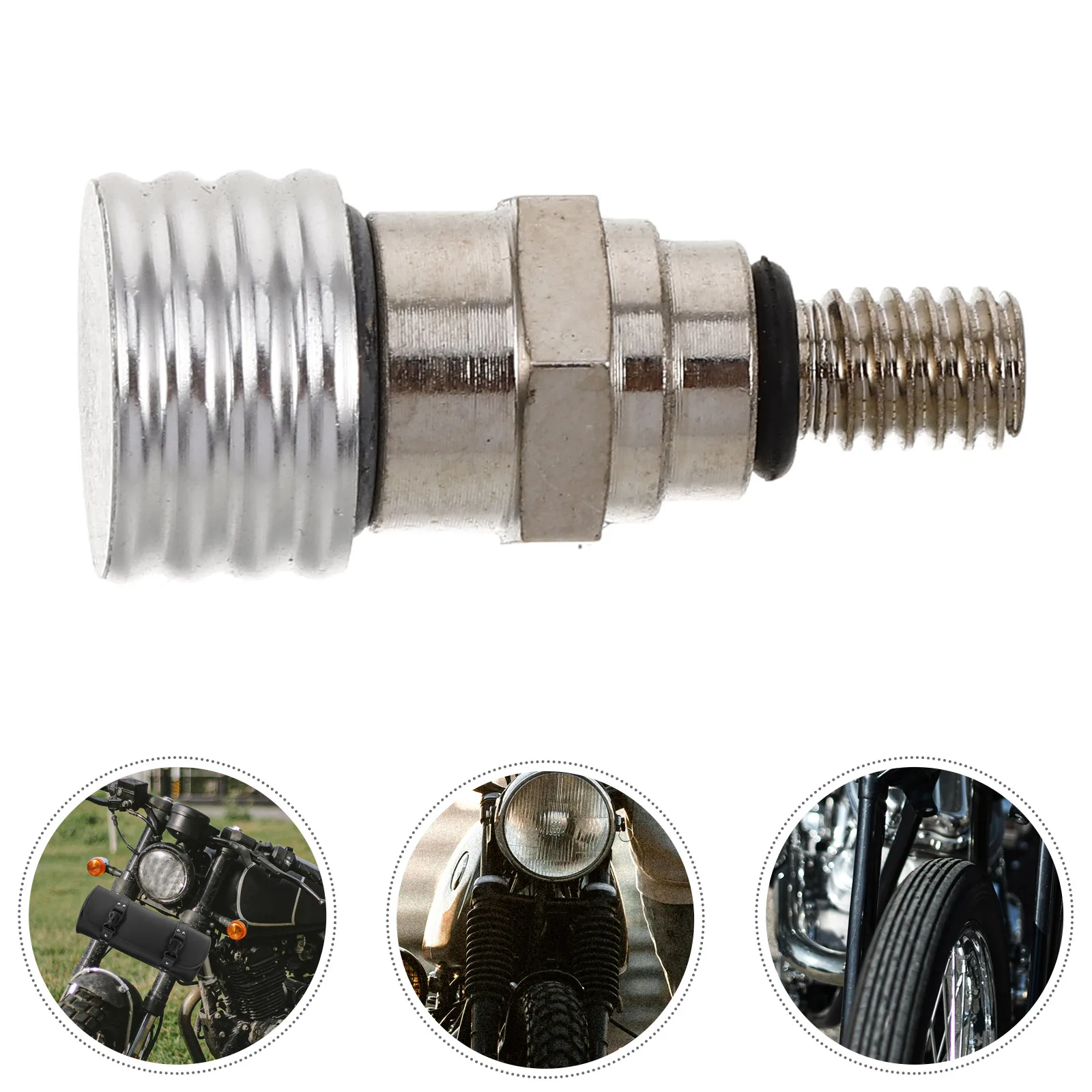 

Blow Valve Screw Air Bleeder for Motorcycles Silver Aluminum Alloy Release Valves