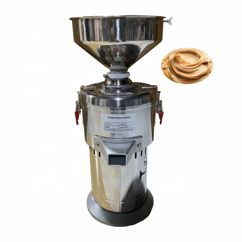 Most Popular Stainless Steel Sesame Peanut Butter Making Machine Colloid Mill Tahini Grinding Maker Grinder