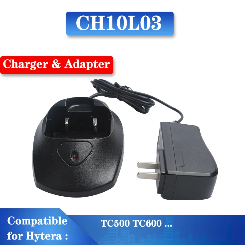 

CH10L03 walkie talkie desktop charger Compatible for Hytera twoway Radio Model: TC500 TC600