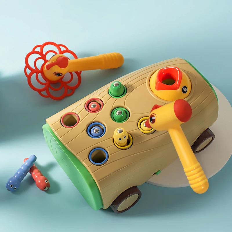 Pica-pau magnético pegue os minhocas brinquedo de captura e alimentação jogo fingir jogar brinquedo