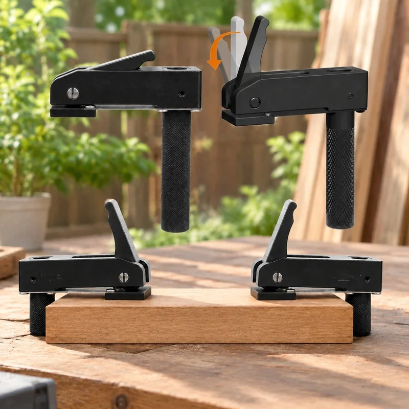 Quick-Release Adjustable Clamp 19-20mm for Woodworking Frames and Hold-Down Fixtures