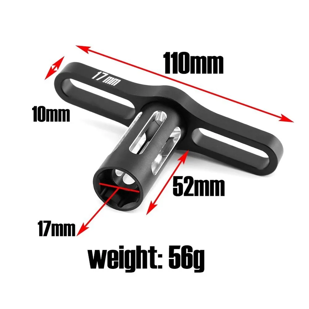 Ergonomic Aluminum Alloy Metal Sleeve Providing For Comfortable Use and Broad Compatibility with RC Car Models and Bolt Tasks