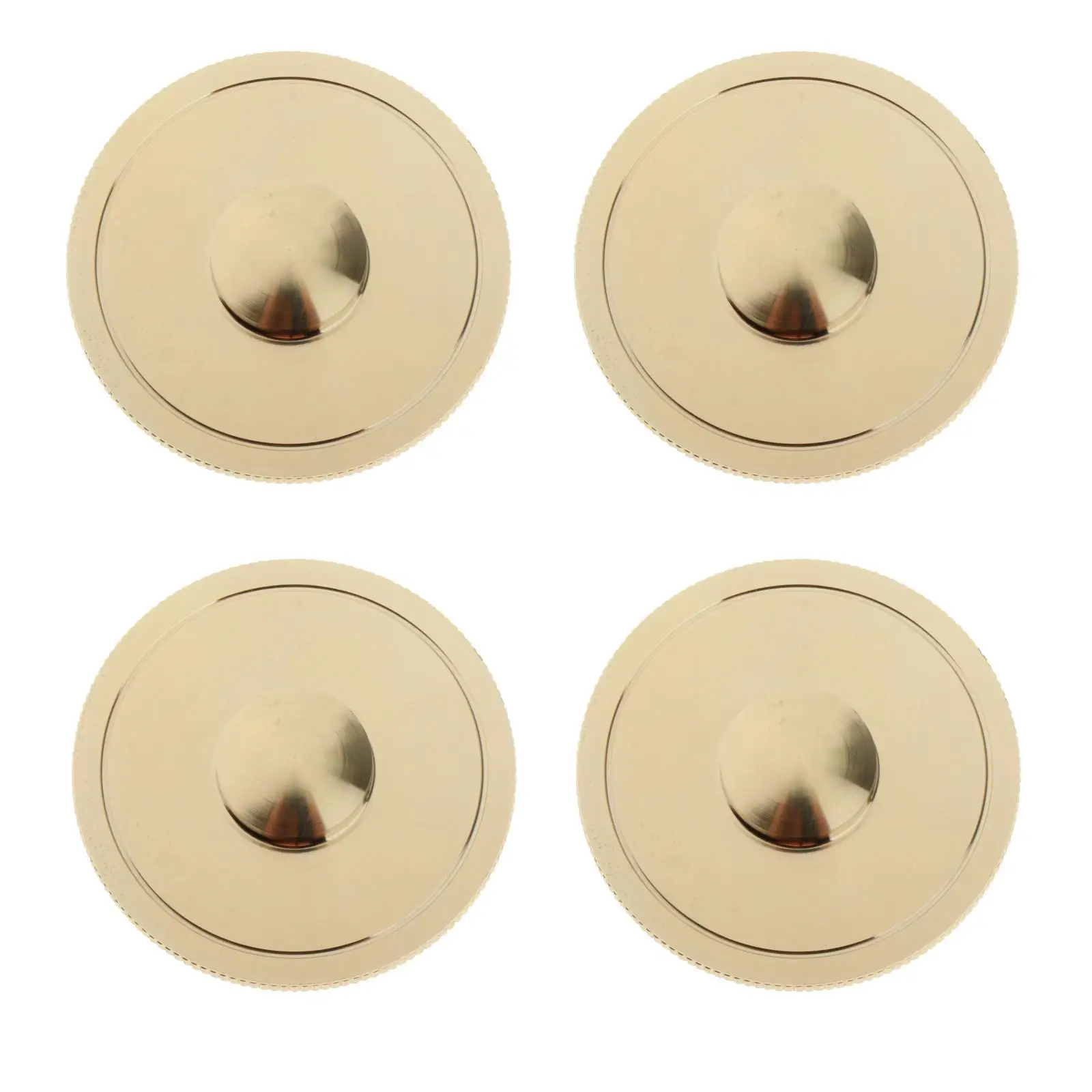 Lot of 4 Cylinder Lower Cover Parts for French Horn Musical Instruments Replacement Parts
