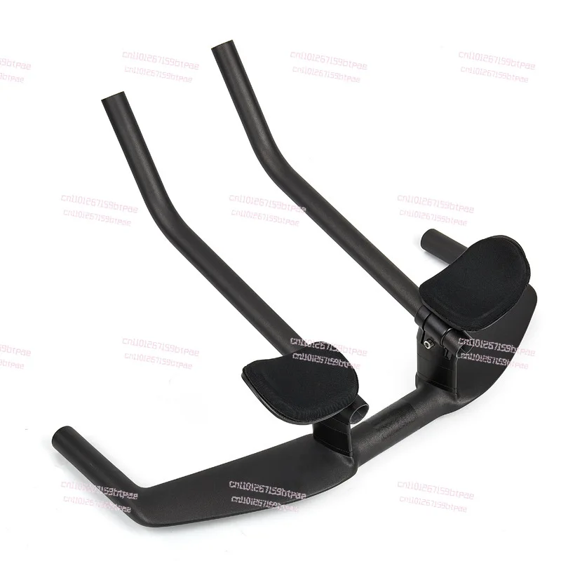 حشية 15 درجة من ألياف الكربون بالكامل كسر الذبابة الميتة مقبض TT مقبض مسند الدراجة على الطريق مقبض ميداني #1