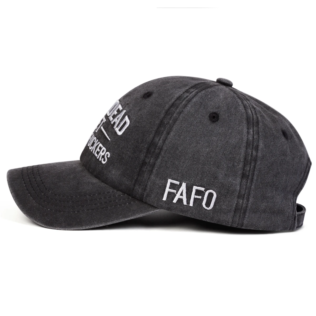 Unisex AINT DEAD YET Baseballkappen mit Stickerei, für Frühling und Herbst, für den Außenbereich, verstellbare Freizeithüte, Sonnenschutzhut, Sportkappe – Detail 3