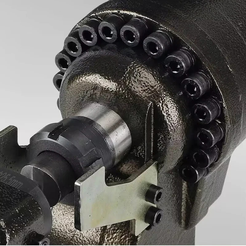 Máquina de perfuração hidráulica elétrica MIP-25 aço/placa de ferro cobre placa de alumínio ângulo aço/canal perfurador de aço grosso 10mm