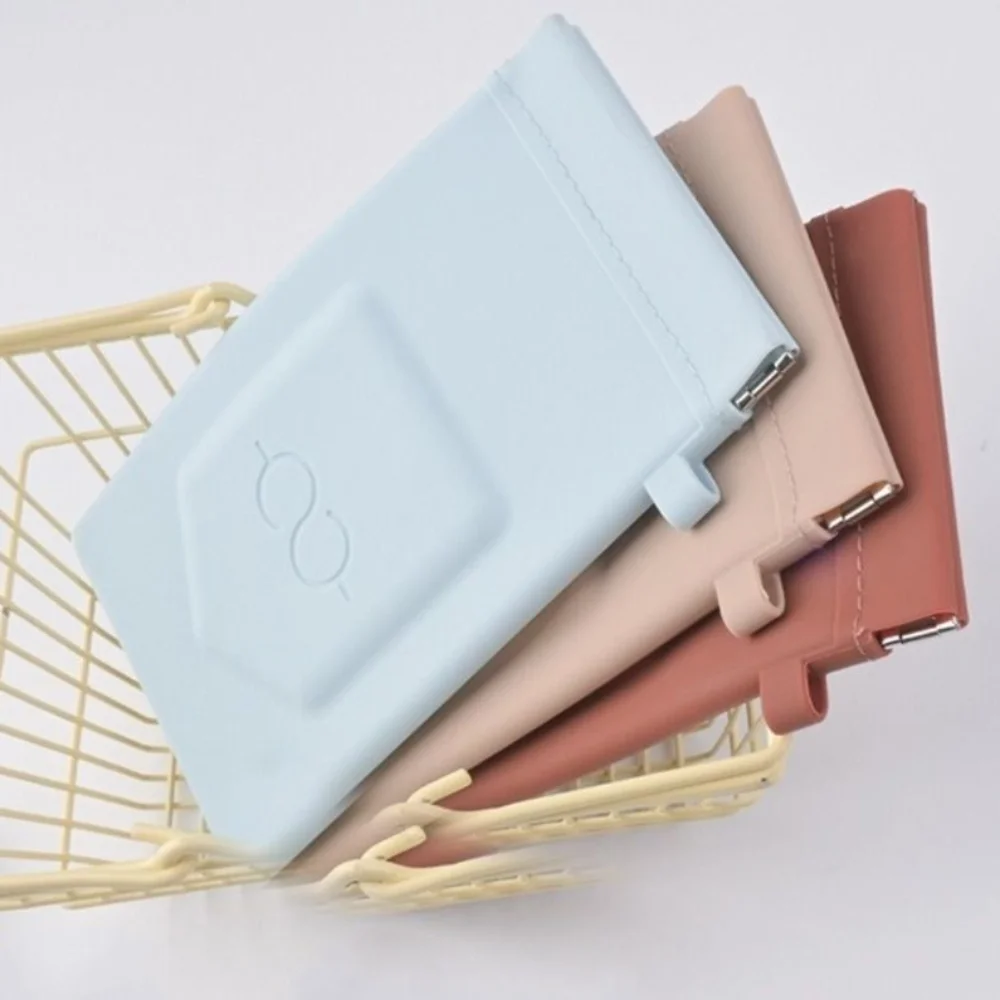 

Silicone Glasses Bag Soft Dustproof Sunglasses Storage Bag Protective Cover Solid Color Reading Eyewear Case Sun Glasses