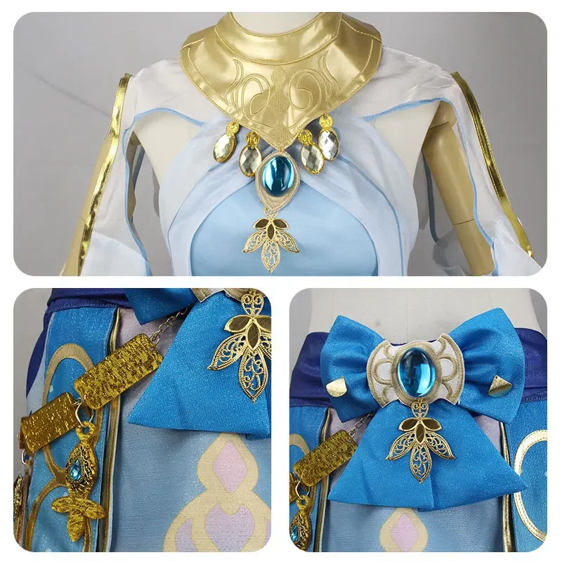 XCXOSD Genshin Impact Nilou Cosplay Costumes Dance Of Lotuslight Women Roleplay Outfits Halloween Suit Birthday Gift