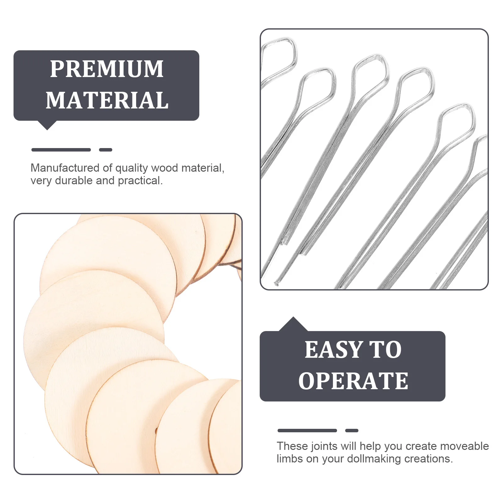 

20 комплектов аксессуаров для суставов, 40 мм, серебряные вращающиеся аксессуары для медведей, шарнир для изготовления поделок своими руками, принадлежности для суставов