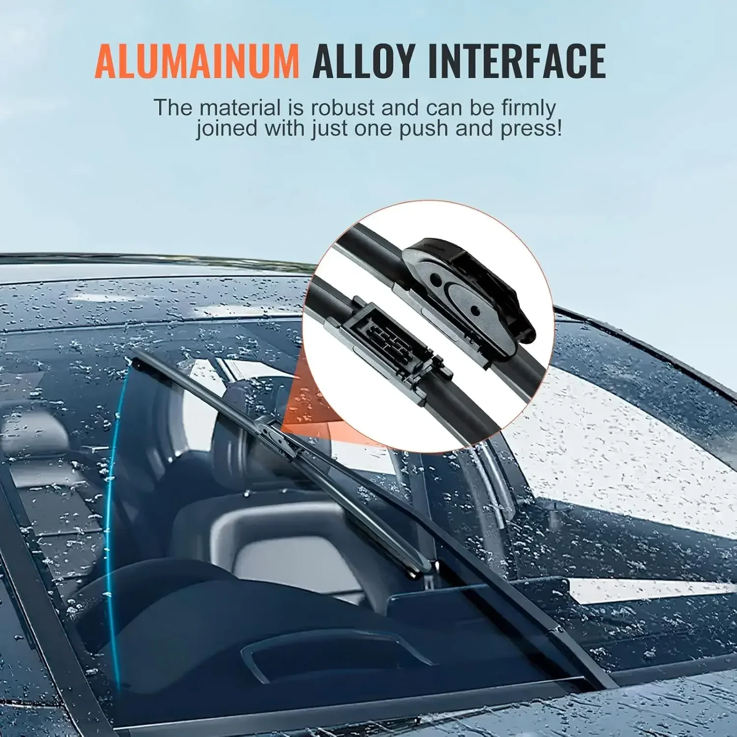 

Универсальные сменные резиновые щетки стеклоочистителя 53 см (21 дюйм)