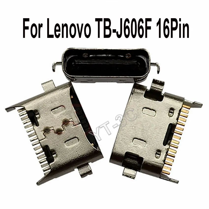 2-20PCS Typ-C Jack USB Anschluss Buchse Lade Port Power Stecker Reparatur Teile Für Lenovo TB-J606F 16Pin Weibliche