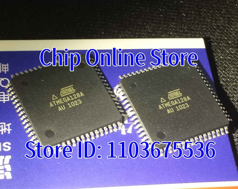 5~50pcs  ATMEGA128A-AU  ATMEGA128A-AUR  ATMEGA128A  TQFP64  New Original  8 Bit Microcontroller MCU